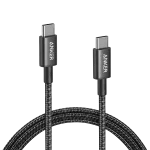 Cable Anker USB-C a USB-C 100W Trenzado – Carga Rápida – 1 m – Blanco